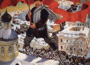 Boris Kustodiev Bolshevik oil painting artist